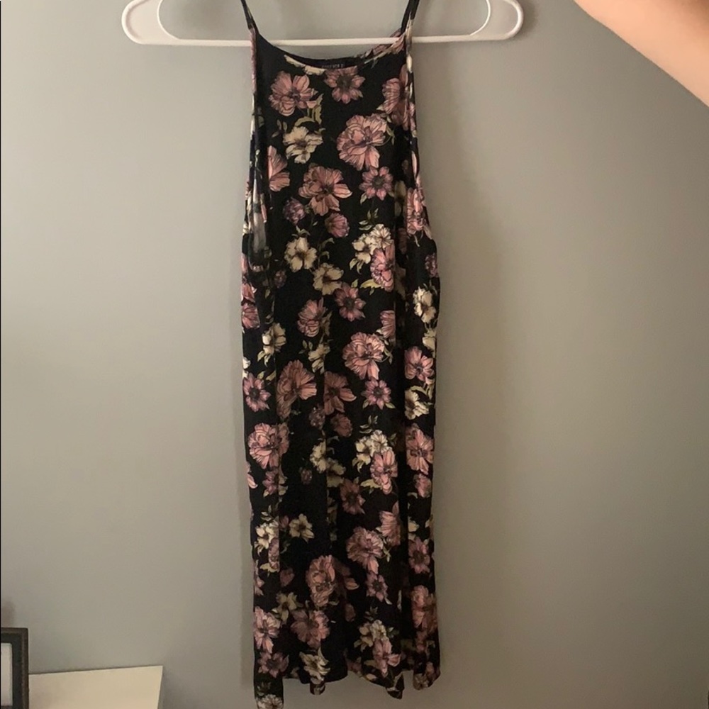 Black Floral Forever 21 Dress
